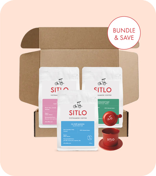 Vietnamese Coffee Tasting Kit & Phin Filter